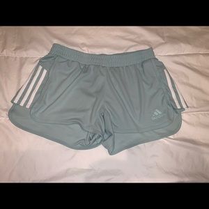 Mint Green Comfy Soft Running Shorts Adidas